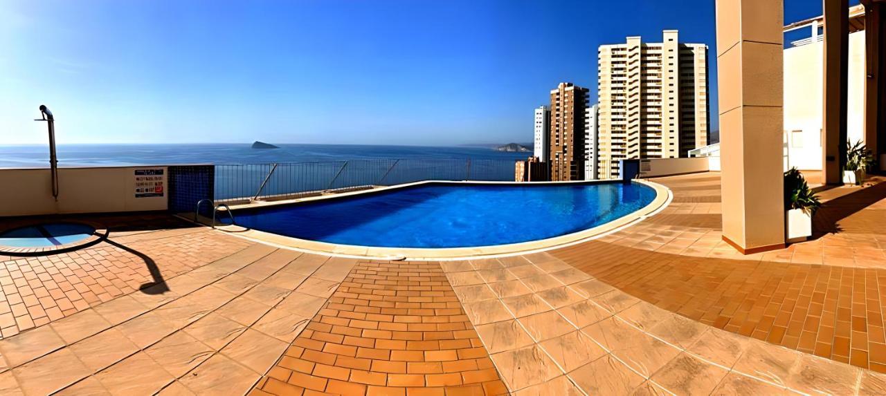 בנידורם Spectacular Sea Views 2 Bedrooms In Villa Marina מראה חיצוני תמונה